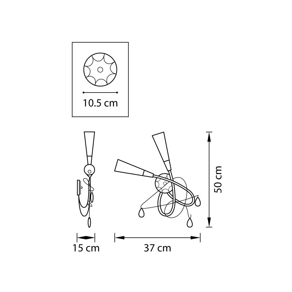 Lightstar (SB1105/2L K) Бра AEREO 2х25W G9 GOLD (в комплекте) Lightstar (SB1105/2L K) Бра AEREO 2х25W G9 GOLD (в комплекте)